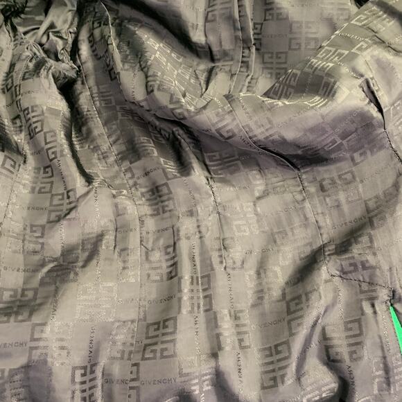 GIVENCHY Size 4 Green Polyester Wool Single Breasted Belted Jacket - Picture 7 of 9